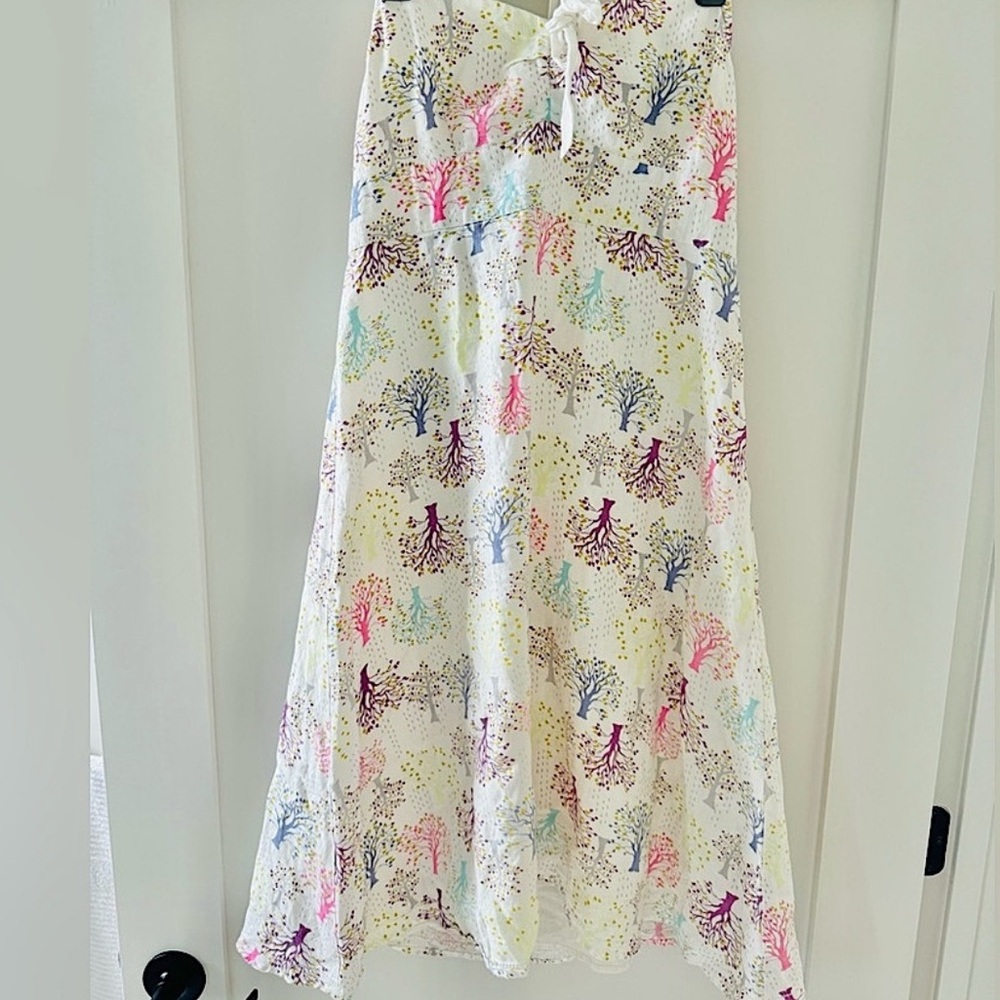 Linen halter dress